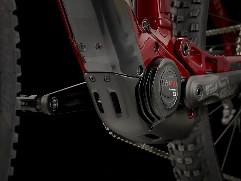 TREK Rail 5 Gen 2 625Wh Full Suspension Electric Bike in Crimson and Grey-7